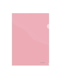 DOSSIER ANG.RECT.DOHE PP 180µ A4 ROJO